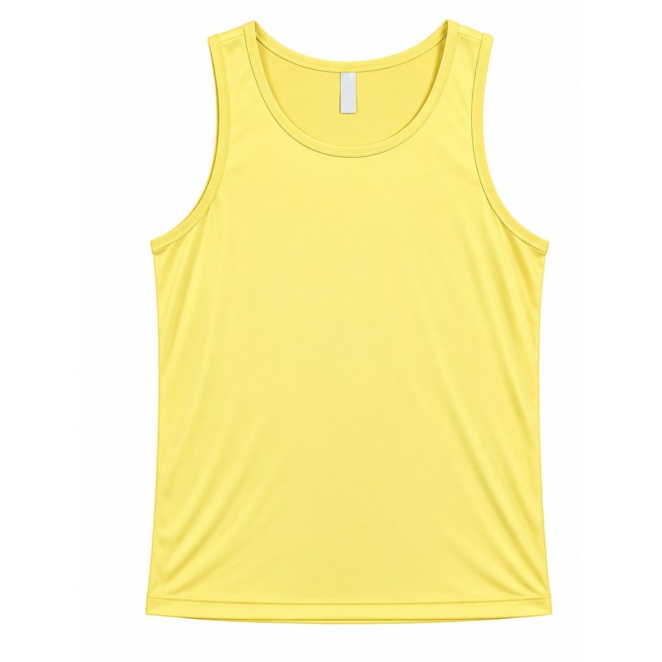 Development sample — UPF 50+ Performance Tank — Lemon Yellow