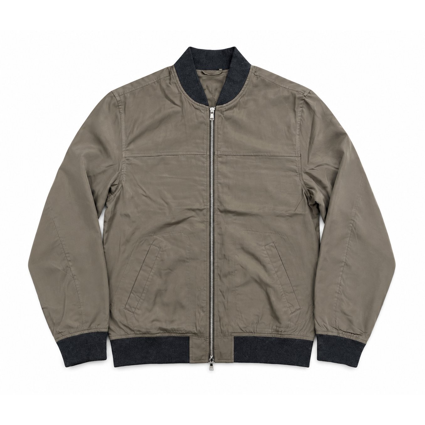 Development sample — Lyocell Bomber Jacket — Taupe