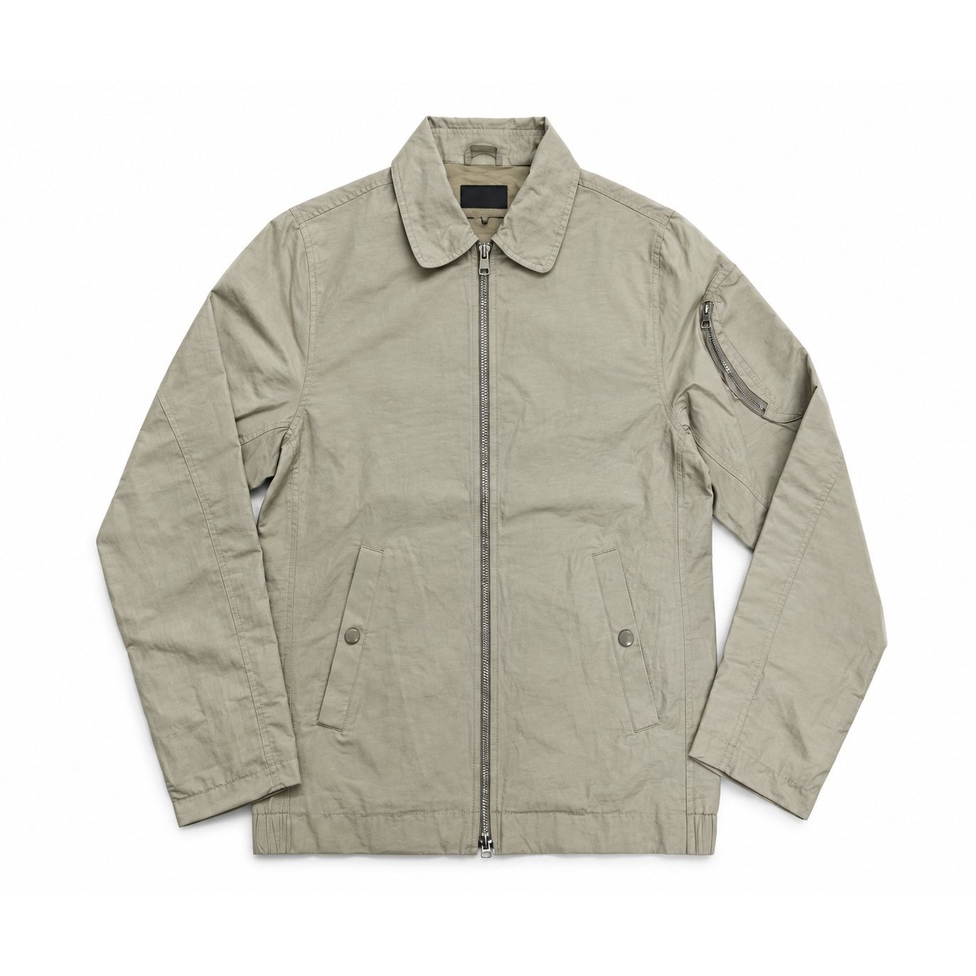 Development sample — Cotton Nylon Flight Jacket — Light Khaki