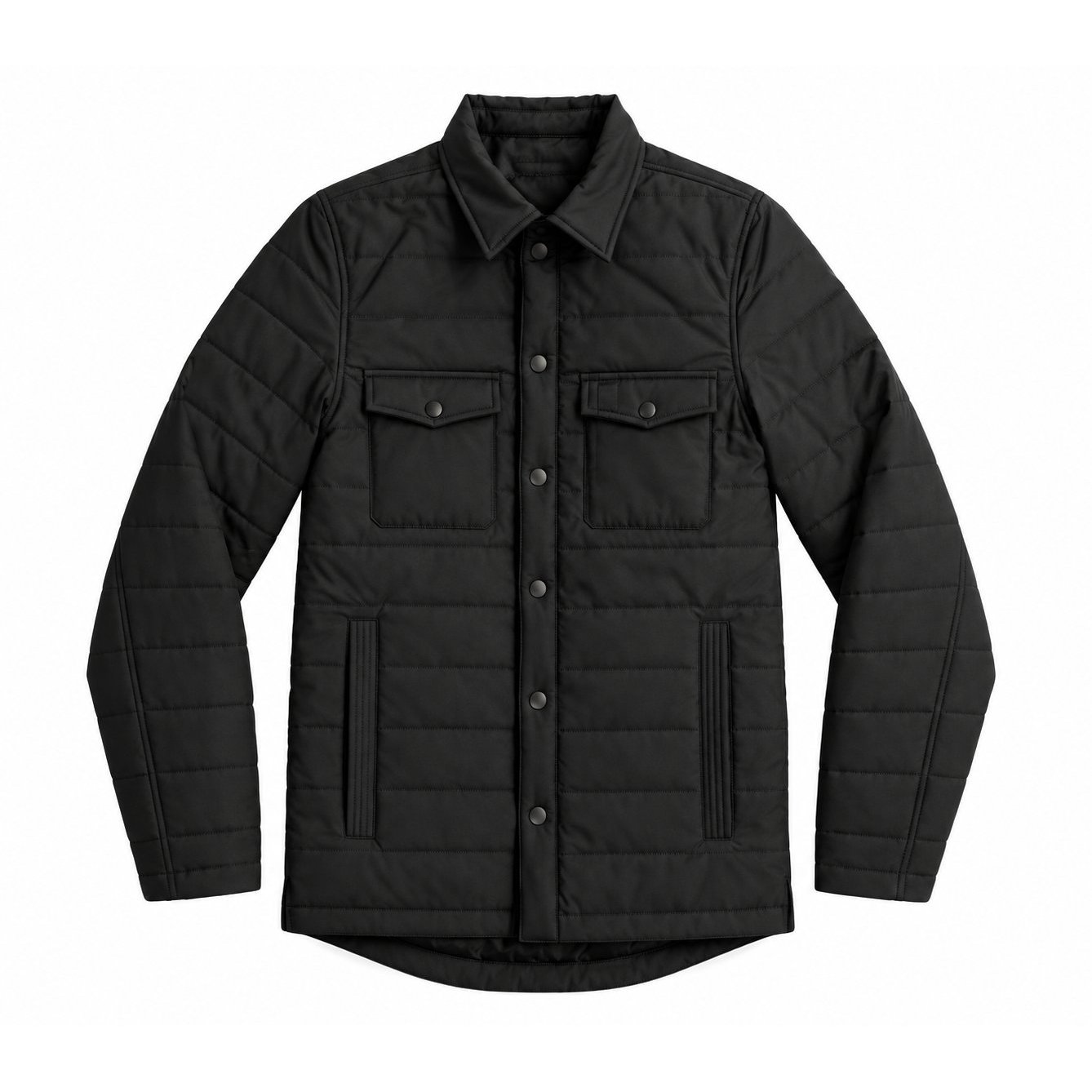 Development sample — Quilted Foreman Jacket — Black