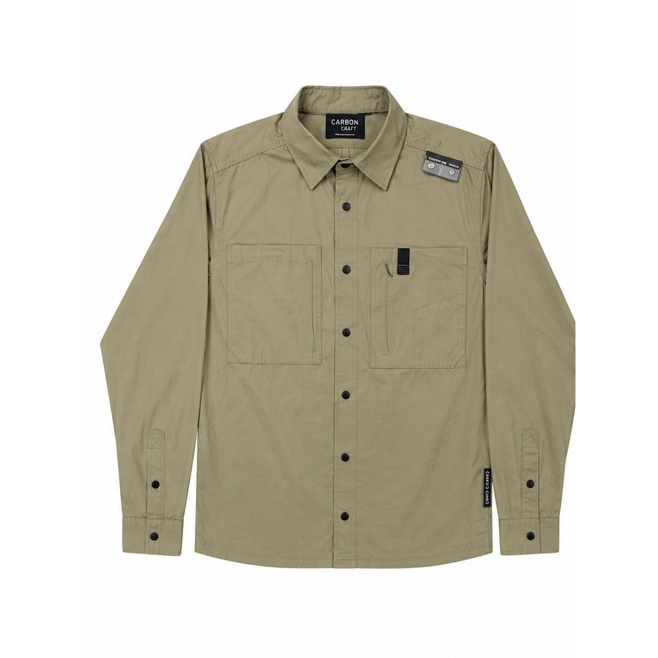 Development sample — Cotton Utility CPO Shirt — Khaki