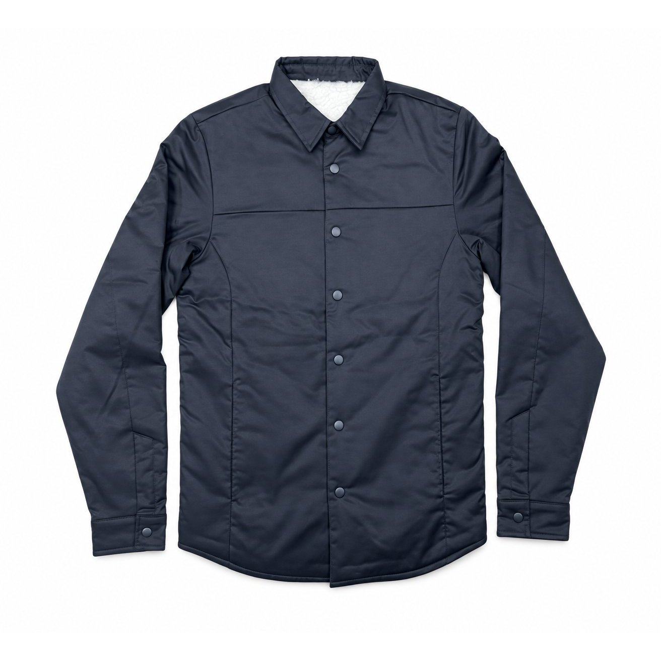 Development sample — Sherpa-Lined Jacket — Navy